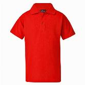Pps Adults Ss Polo With Emb - Red Navy 